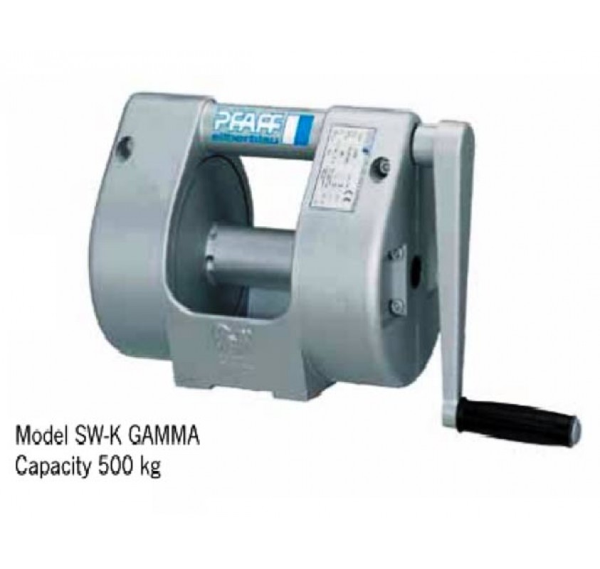 Aluminium Hand Winch Console Mounted Wire Rope Winches